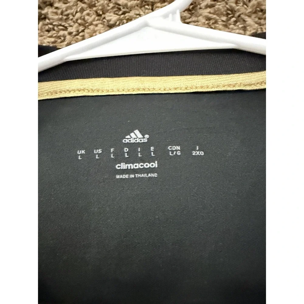 adidas Juventus Mohsen #10 Jersey Football Shirt Black Gold Rare Men's Large